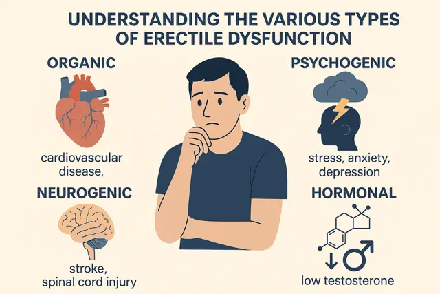 Understanding the Various Types of Erectile Dysfunction