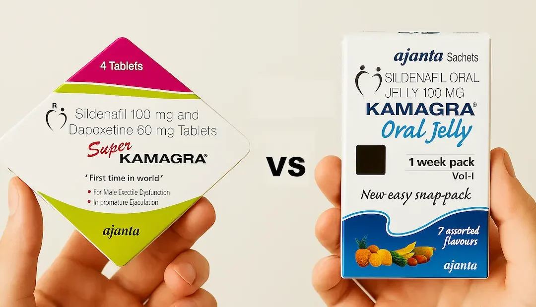 Understanding the Differences: Super Kamagra vs. Kamagra Oral Jelly